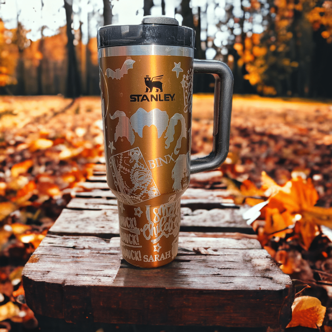 Hocus Pocus Laser Engraved Custom Tumbler image 1