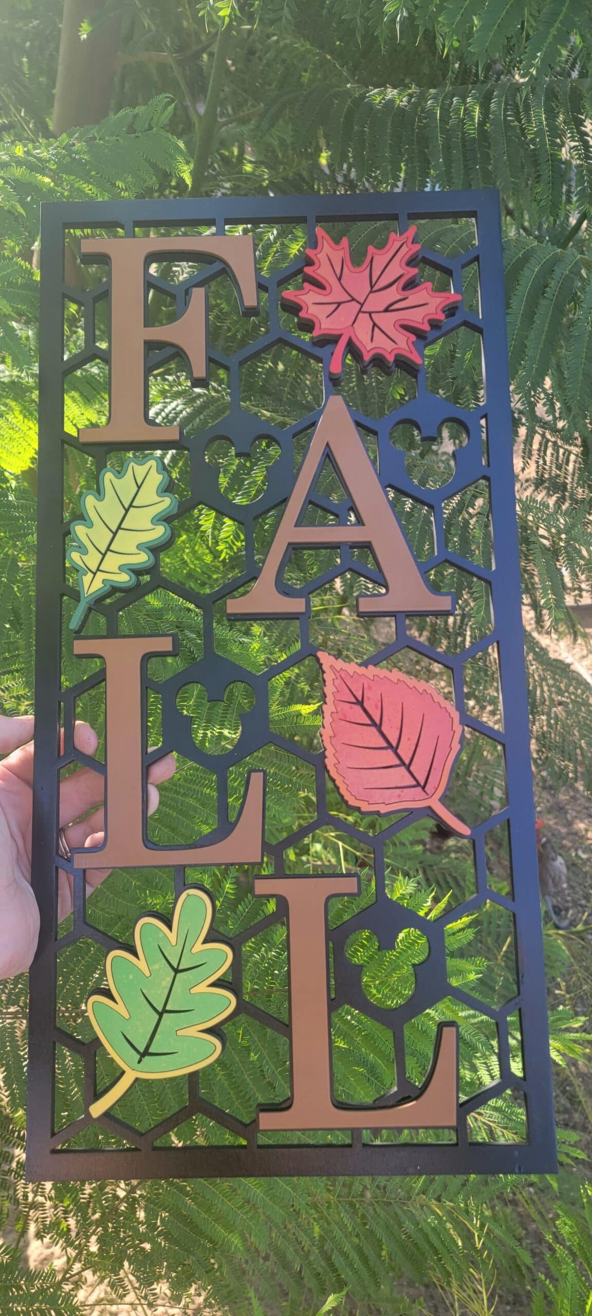 Fall Hidden Mickey Sign image 1