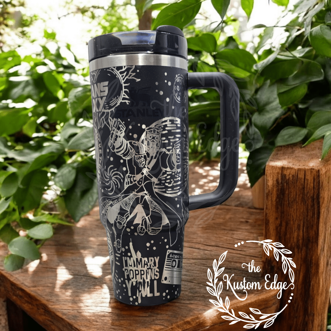 Guardians Of The Galaxy Laser Engraved Stainless Steel Tumbler image 3