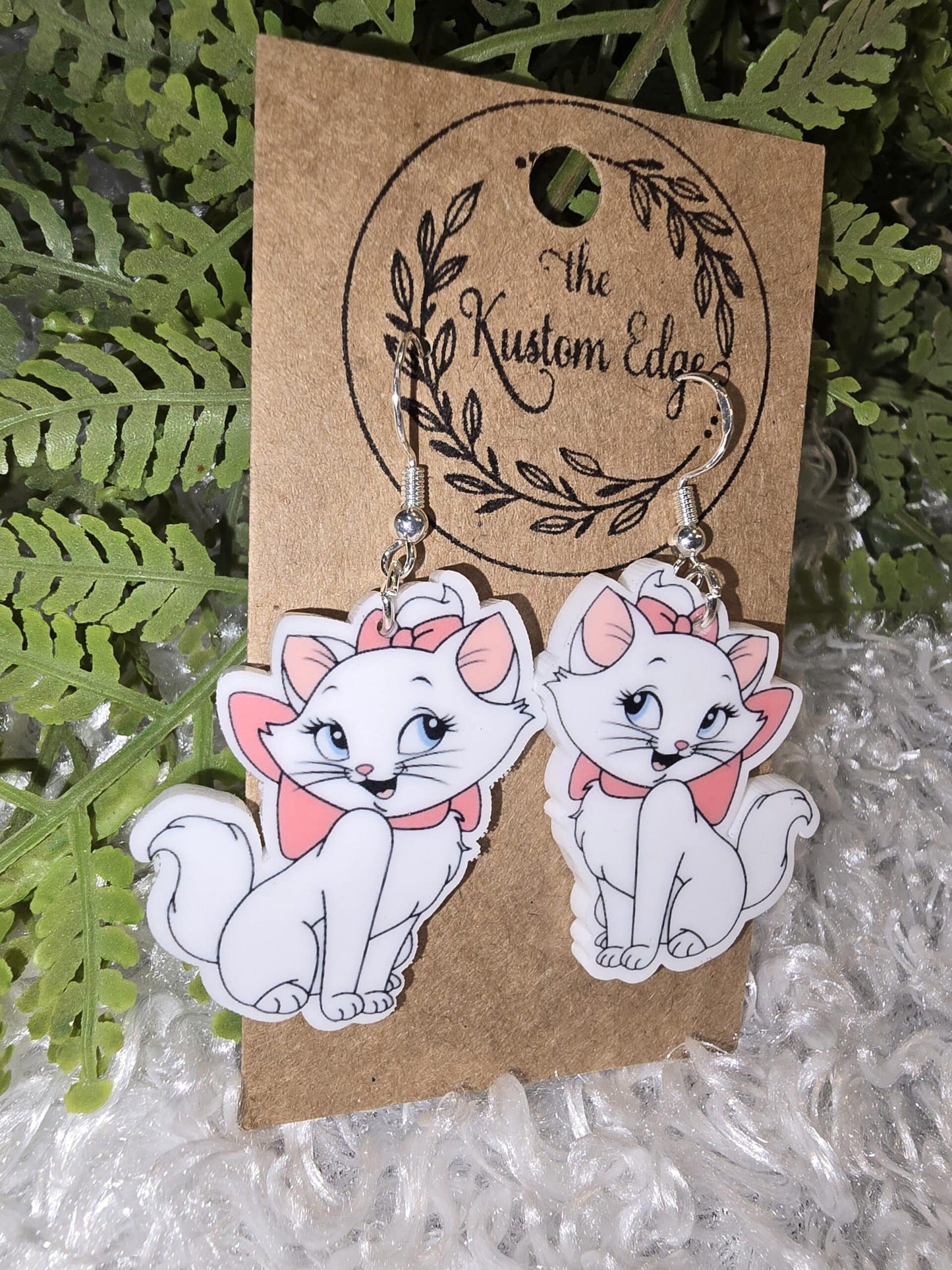 Marie "The Aristocats" Dangle Earrings image 2
