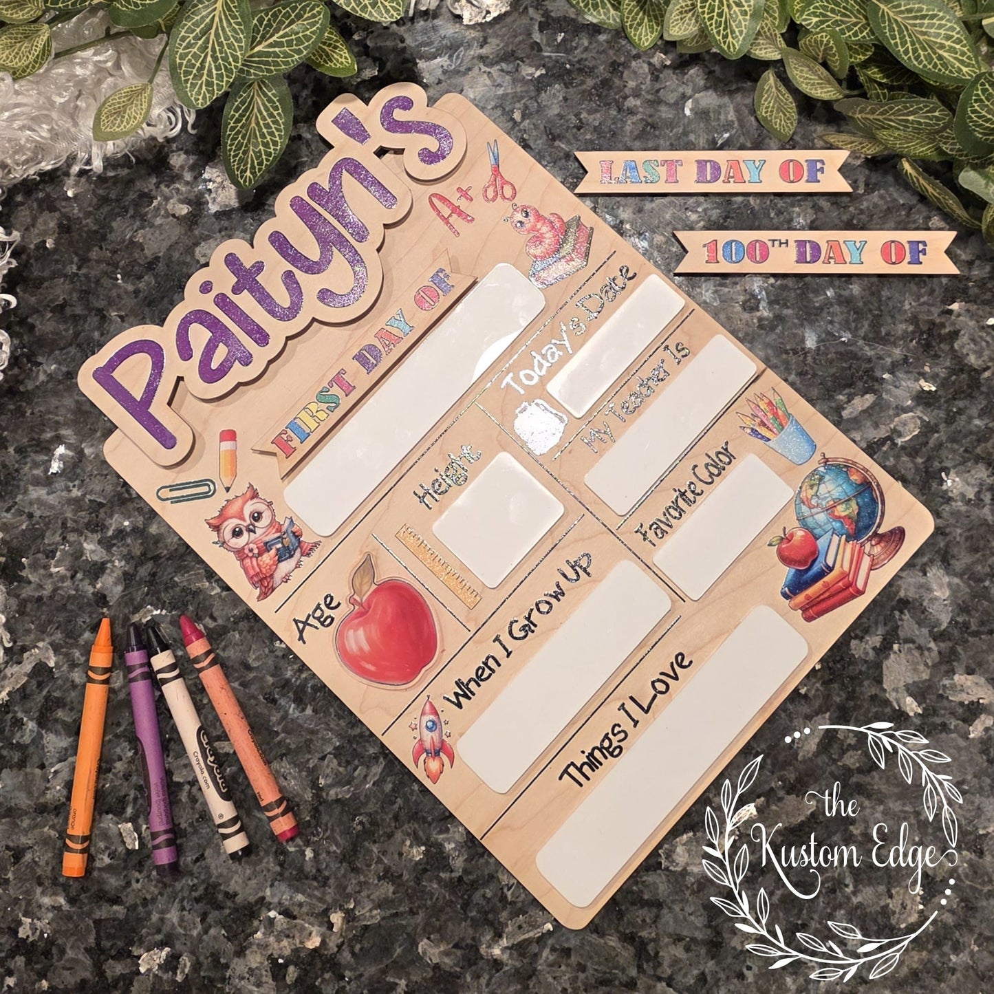 Personalized Back to School Sign image 3