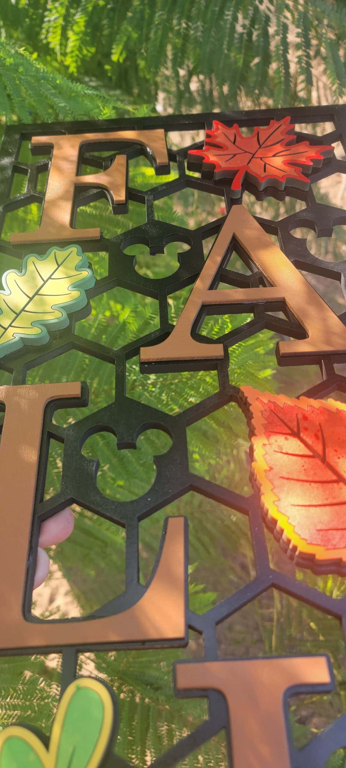 Fall Hidden Mickey Sign image 2