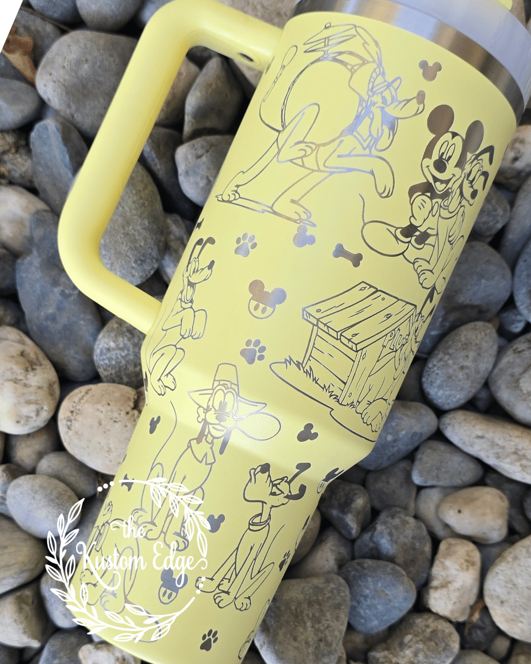 Pluto Laser Engraved Stainless Steel Tumbler image 1