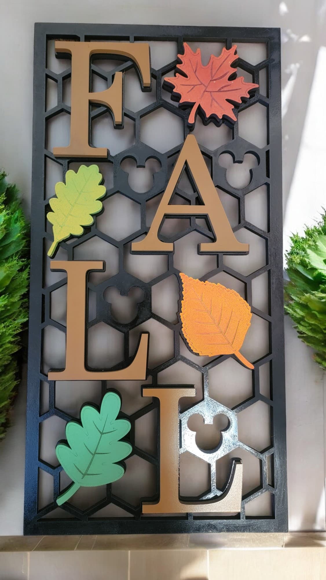 Fall Hidden Mickey Sign image 0