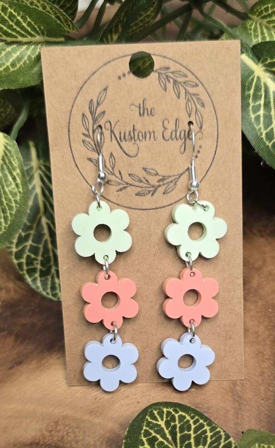 Daisy Chain Dangle Earrings image 0