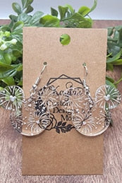 Fireworks Mouse Head Drop Earrings image 2