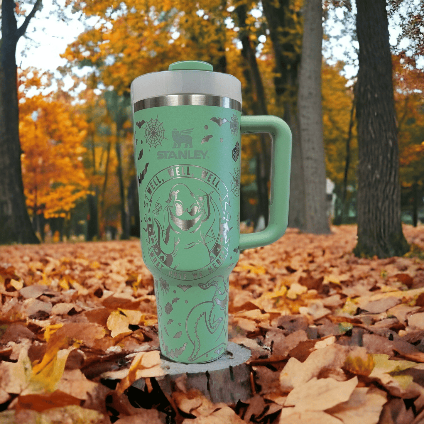 Oogie Boogie Laser Engraved Custom Tumbler image 4