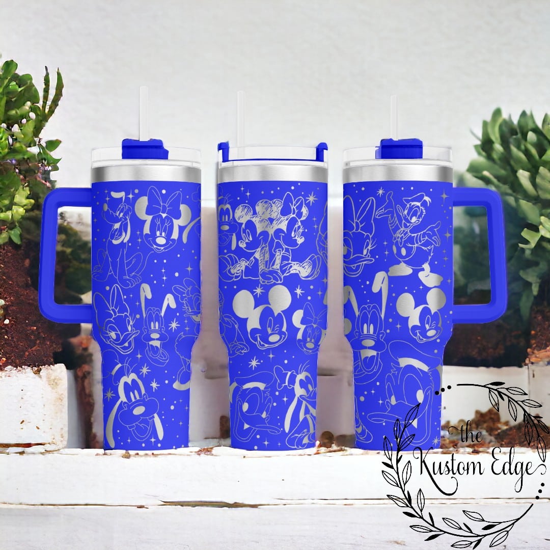 Disney Classic Characters Engraved Custom Tumbler image 0