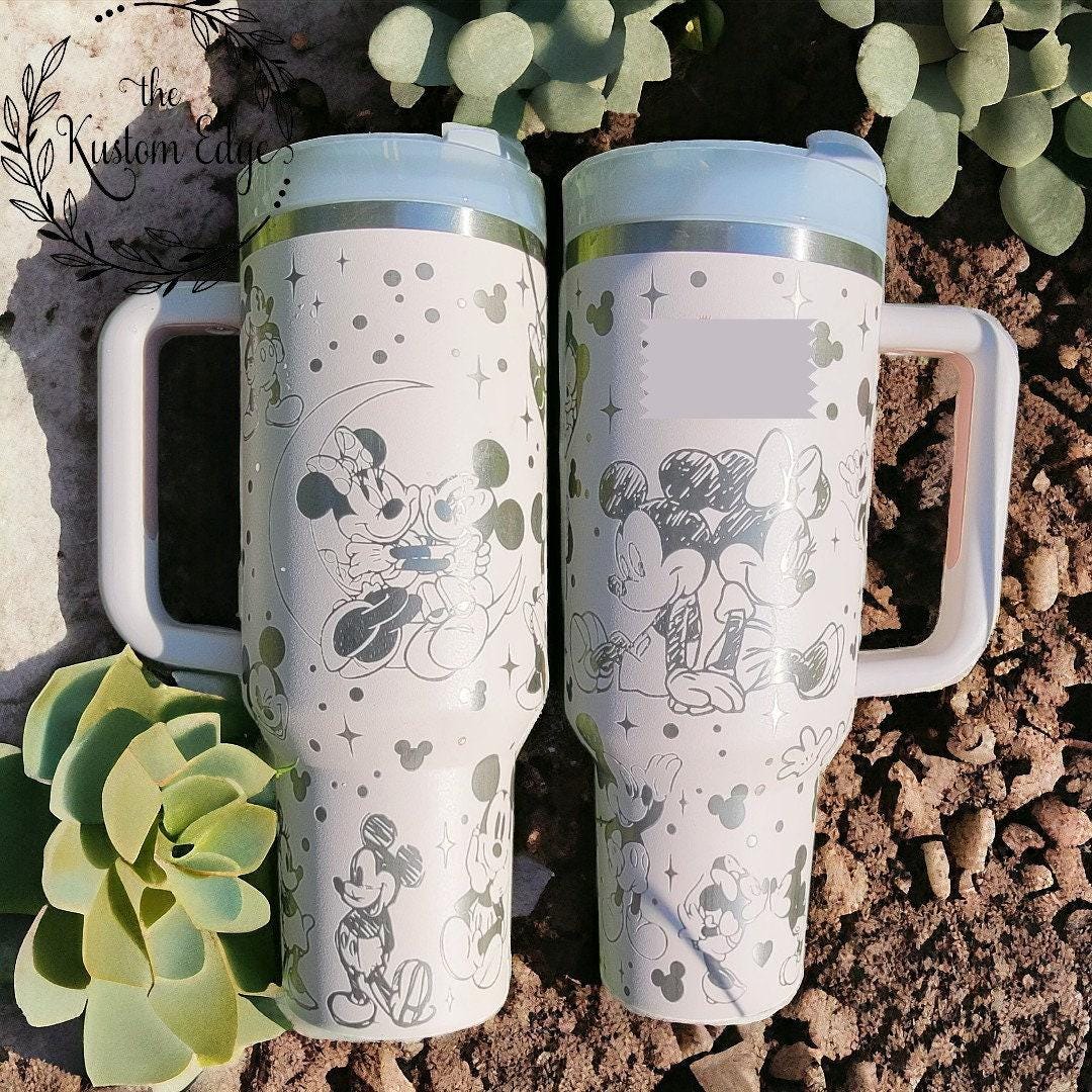 Mouse Lovers Tumbler: Laser Engraved Personalized Stainless Steel, 40oz/30oz