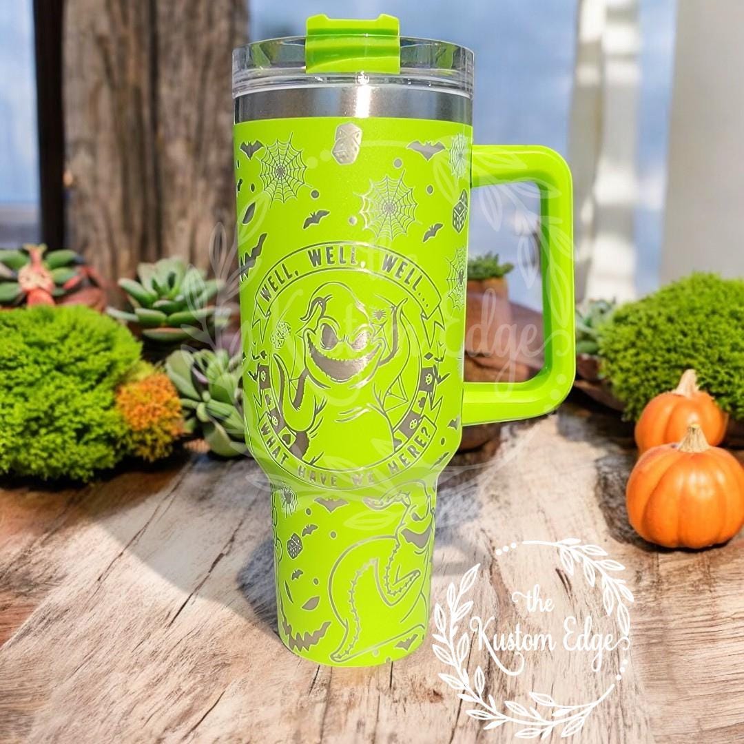 Oogie Boogie Engraved Tumbler: Halloween Water Bottle, 40oz/30oz, Personalized Tumbler