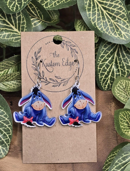 Eeyore Acrylic Earrings image 0