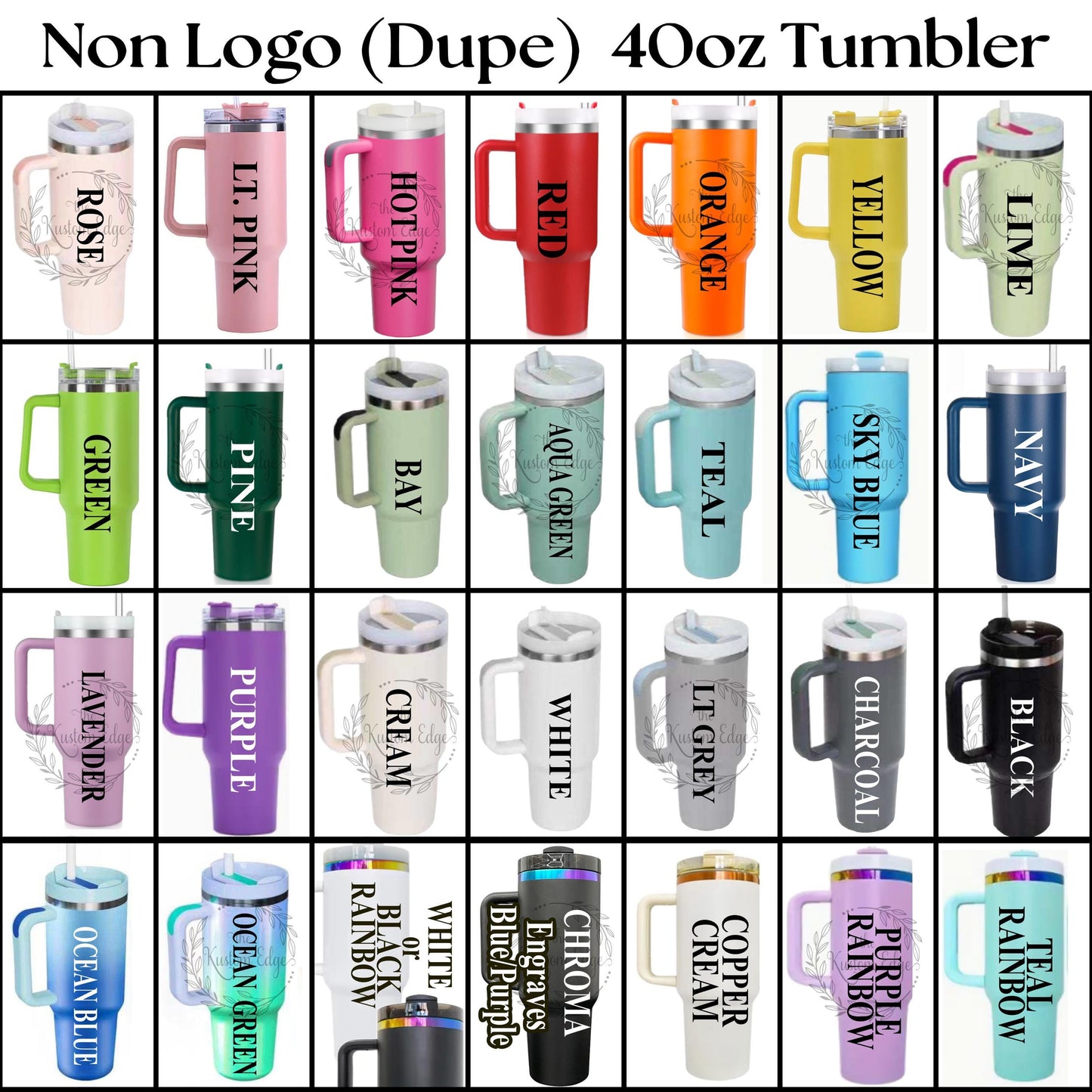 Goofy Laser Engraved Tumbler, 40oz - 30oz Stainless Steel Cup, Personalized Mug