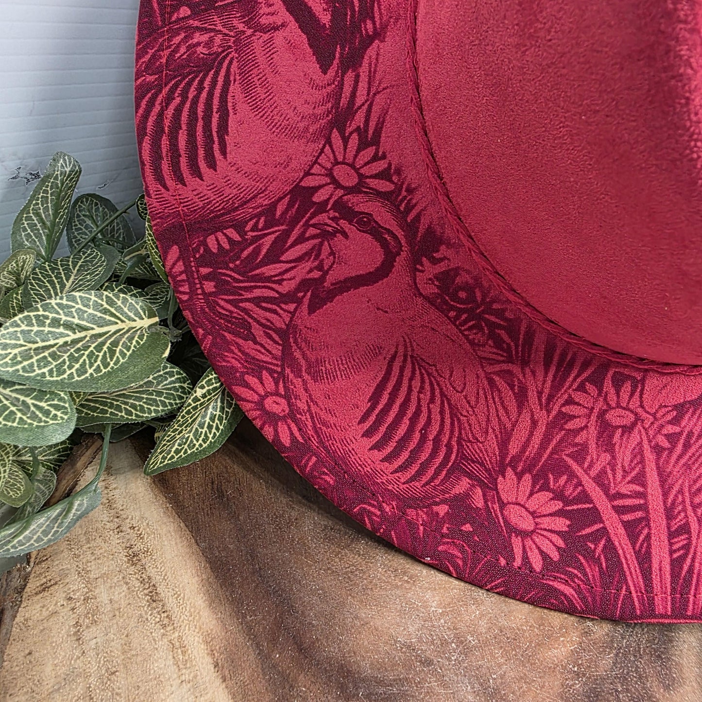Hunting Pointer Dog Scene, Wide Brim Hat, Laser Engraved Fedora, Bird Dog Gift