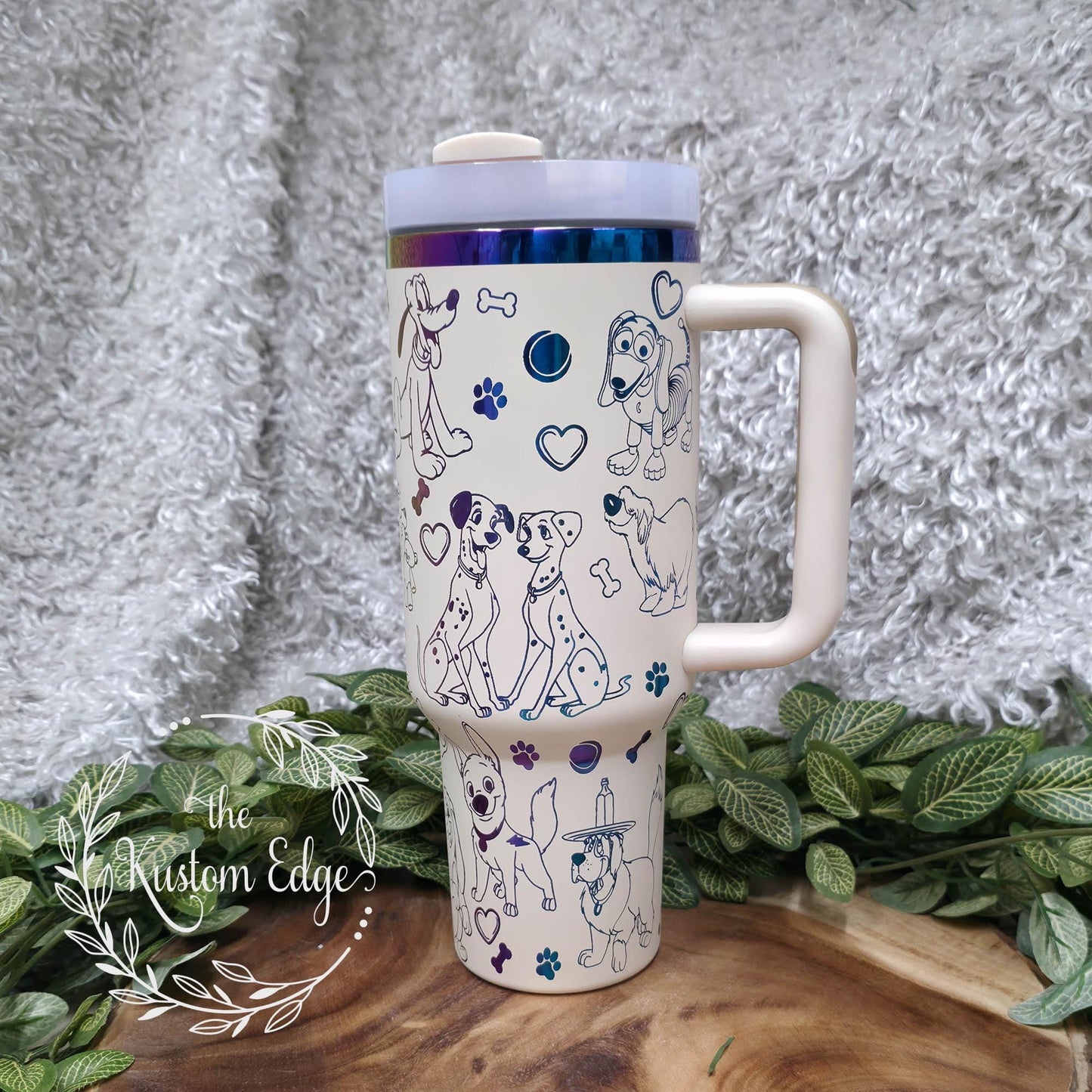 Dog Lover, Laser Engraved Tumbler 40oz/30oz, Featuring Iconic Pups – Personalized Stainless Steel Gift