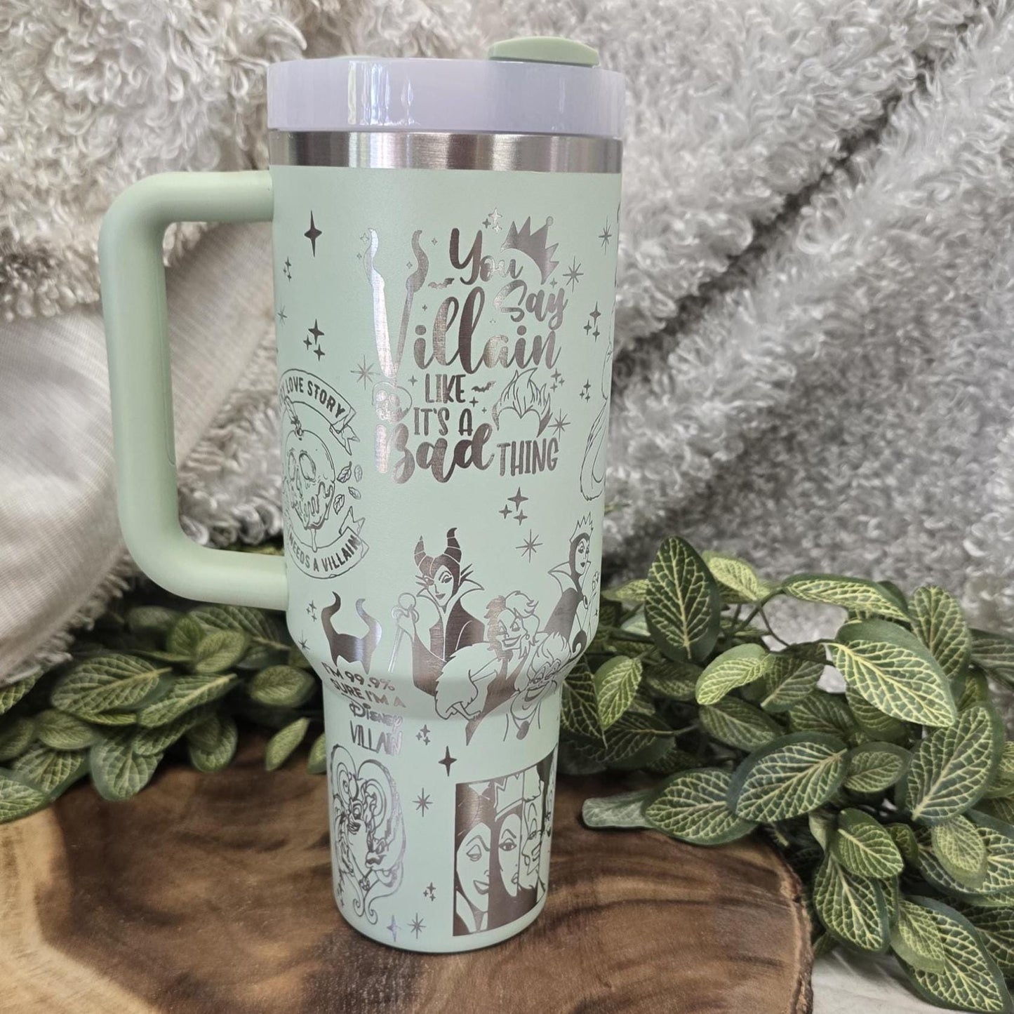 Lady Villains Laser Engraved Tumbler, Evil Queens Engraved Mug, 40oz or 30oz Personalized Cup