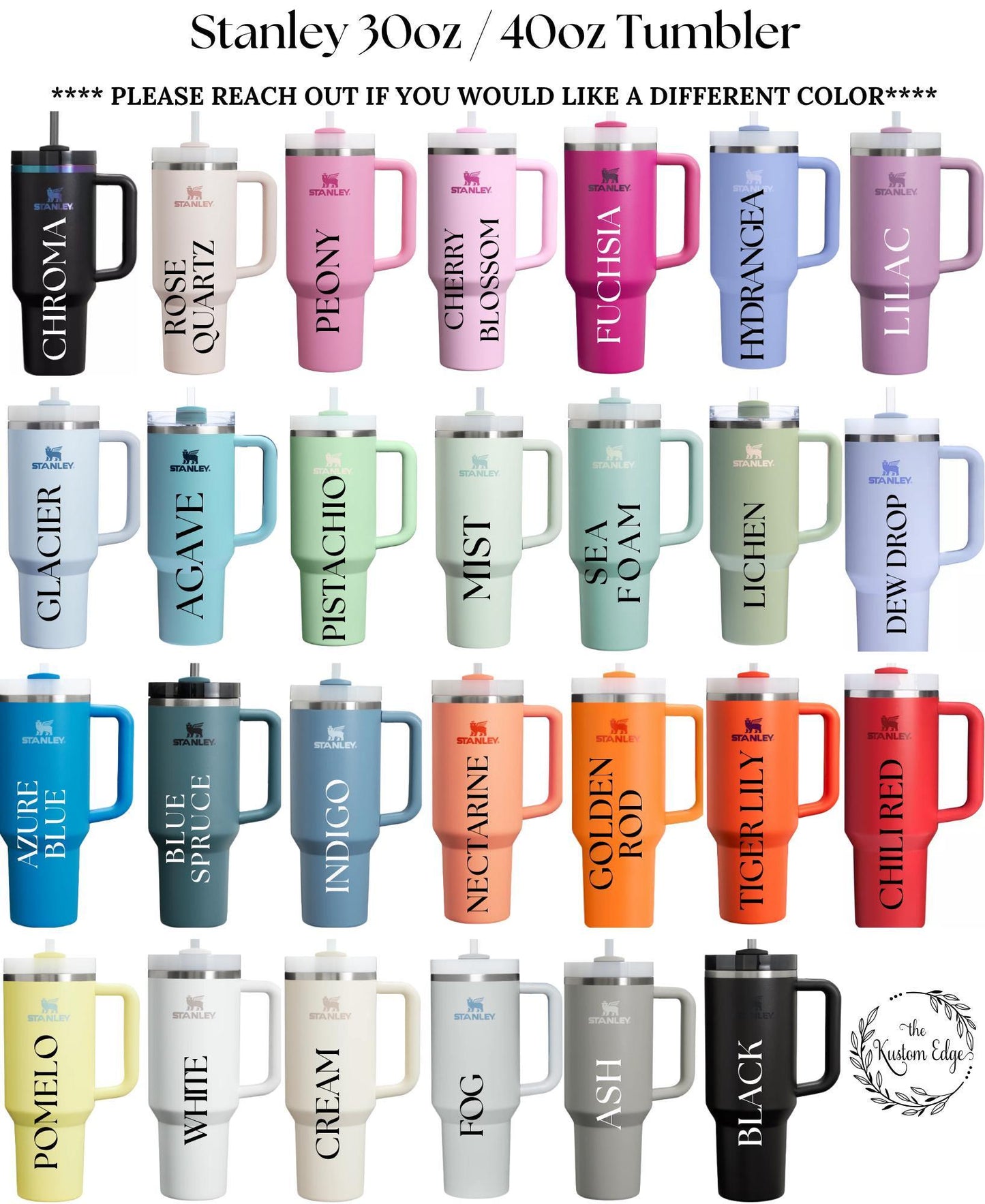 Character Signatures Engraved Tumbler, 40oz/30oz Stainless Steel, Personalized Mug, Custom Made Cup