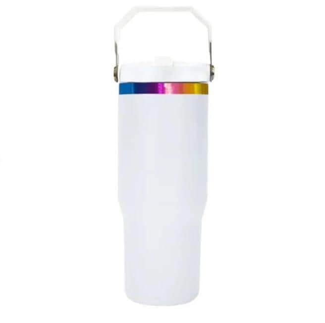 Alice in Wonderland Engraved 30oz Tumbler: 'We Are All Mad Here' Stainless Steel Cup