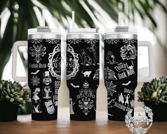 Haunted Mansion Engraved Custom Tumbler image 0