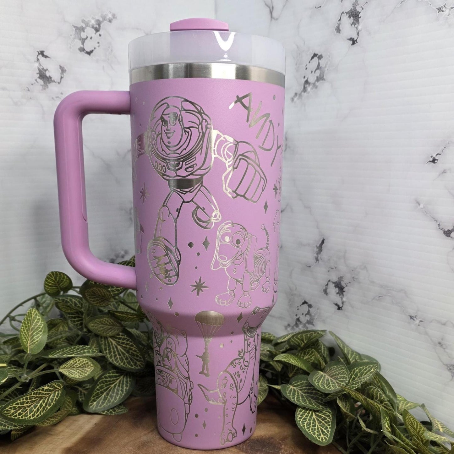 Toy Story Laser Engraved Tumbler, Andy's Toys, You Have A Friend In Me, Personalized Cup