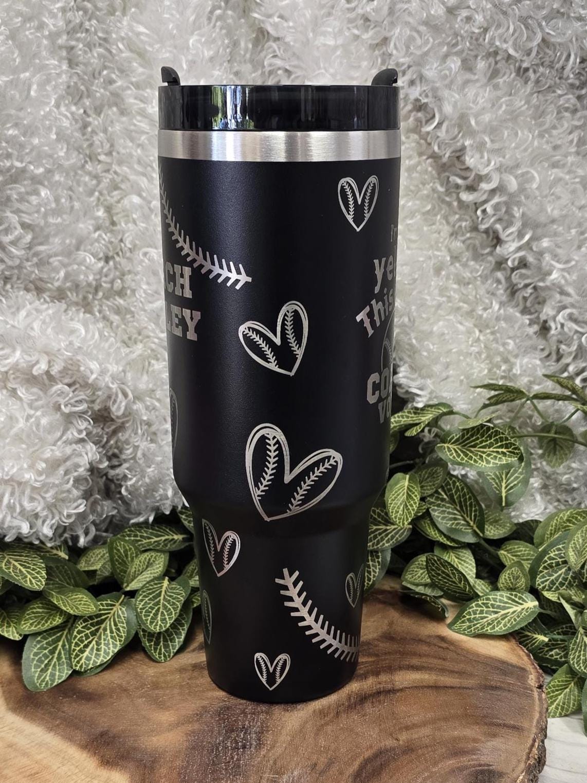 Baseball Coach Laser Engraved Tumbler, 40oz, 30oz Stainless Steel Cup, Personalized Tumbler, Custom Cup. Baseball Lover, End of Season Gift