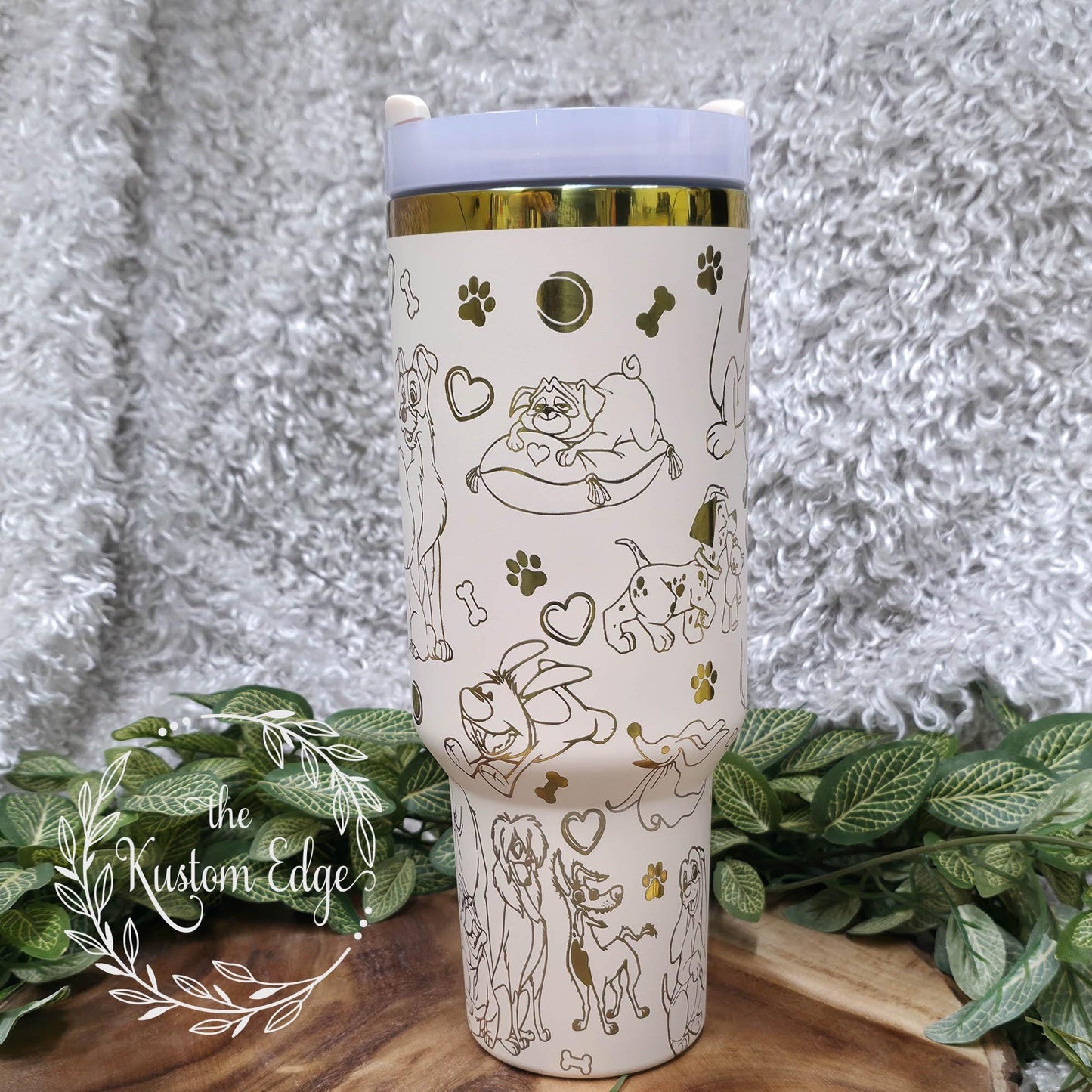 Dog Lover, Laser Engraved Tumbler 40oz/30oz, Featuring Iconic Pups – Personalized Stainless Steel Gift