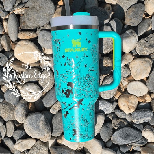 Peter Pan Laser Engraved Custom Tumbler image 0