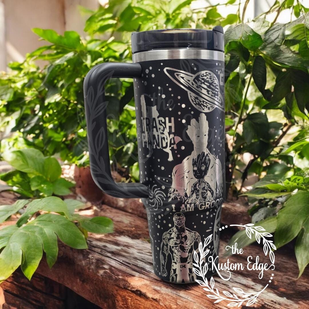 Guardians of the Galaxy Engraved Tumbler: Superhero Gift 40oz - 30oz Stainless Steel Tumbler, Personalized Cup