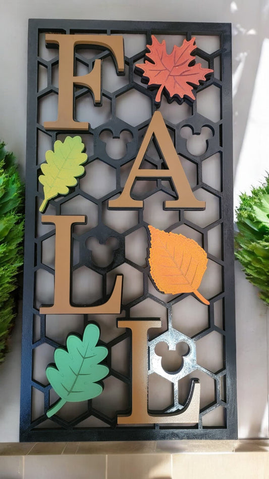 Fall Hidden Mickey Sign image 0