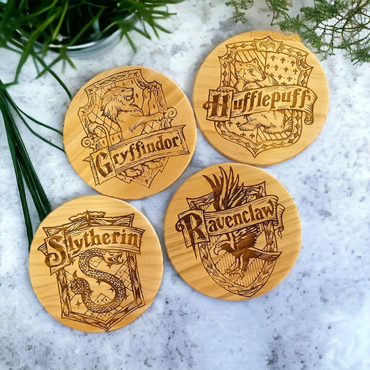 Harry Potter Wooden Coaster Set image 0