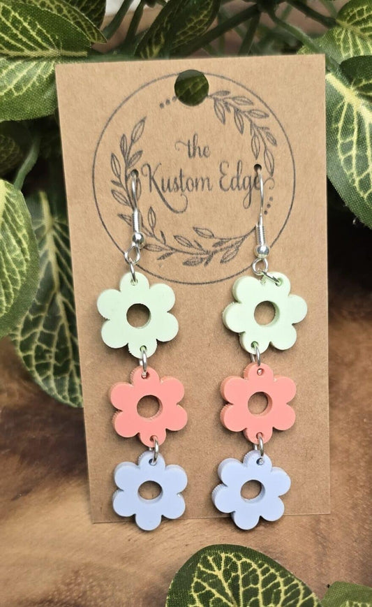 Daisy Chain Dangle Earrings image 0