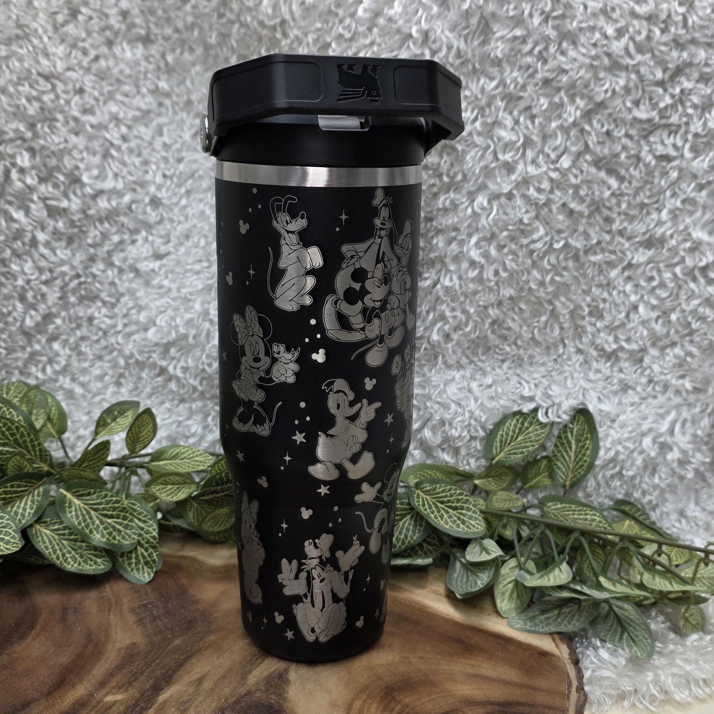 Classic Mouse Characters Laser Engraved Tumbler, 40oz, 30oz Stainless Steel Cup Personalized Custom Cup