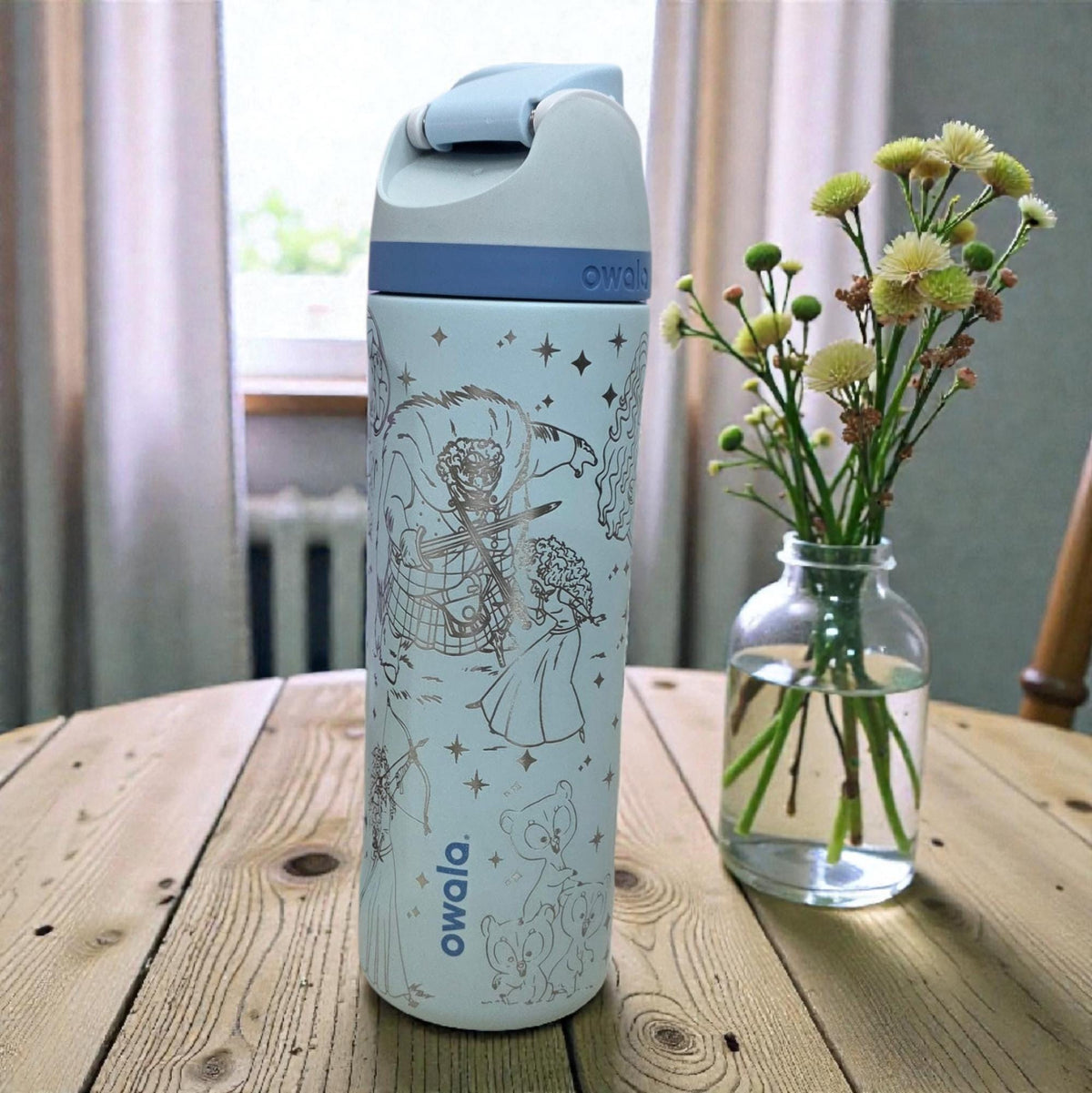 Laser engraved Merida Brave tumbler stainless steel