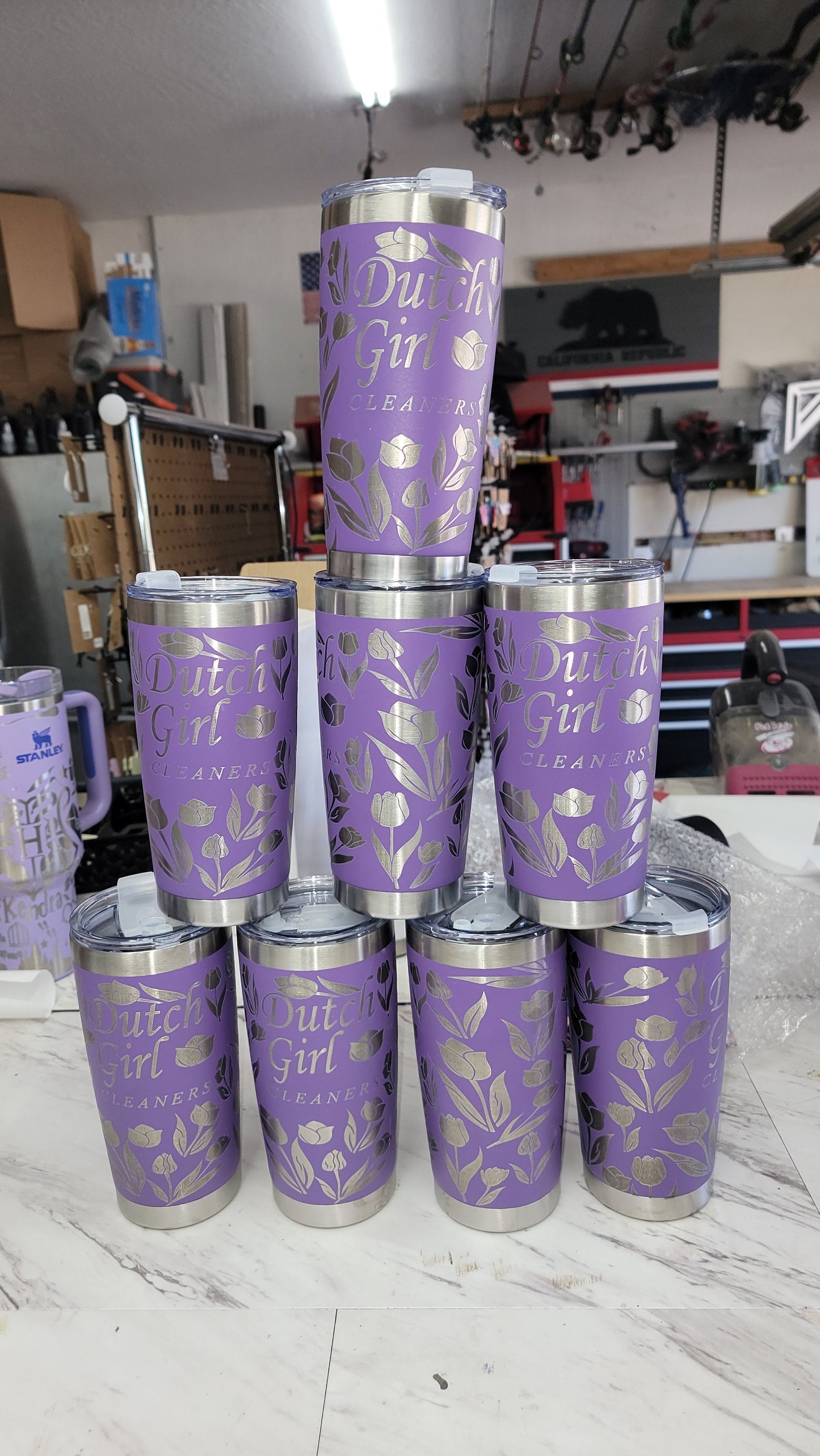 Custom Laser Engraved Stanley Tumbler: Send Your Own 30oz/40oz Cup