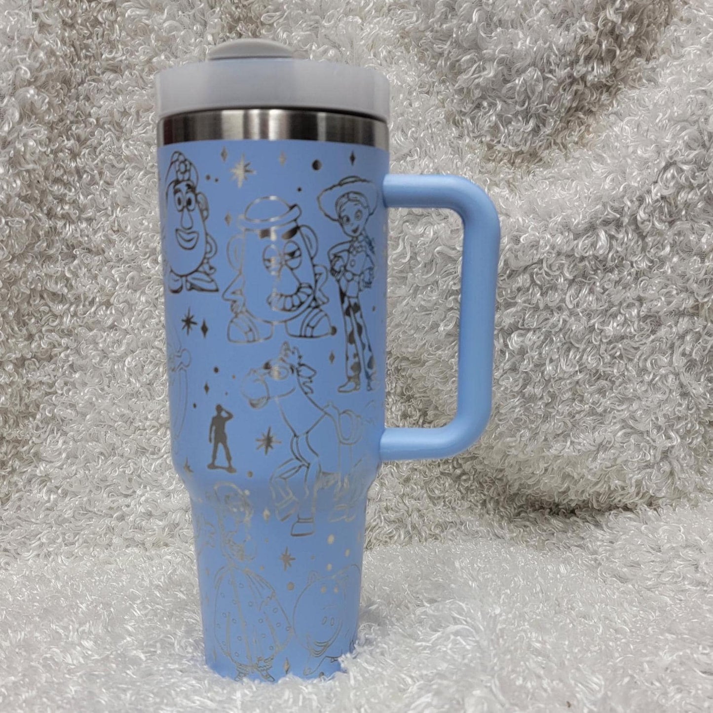 Toy Story Laser Engraved Tumbler, Andy's Toys, You Have A Friend In Me, Personalized Cup