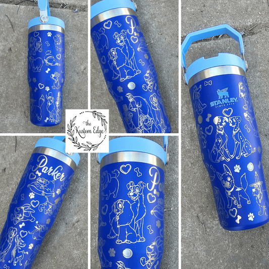 Disney Dogs Laser Engraved Tumbler image 0