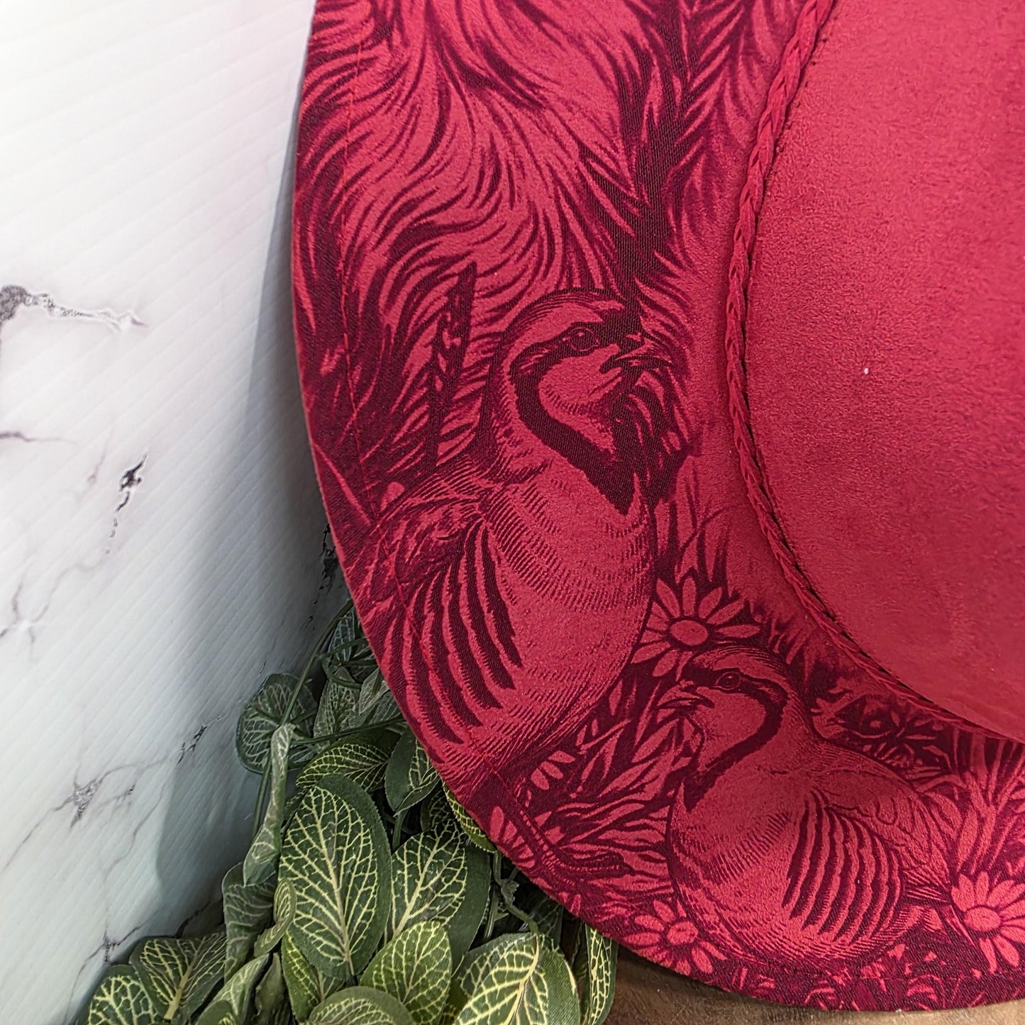 Hunting Pointer Dog Scene, Wide Brim Hat, Laser Engraved Fedora, Bird Dog Gift