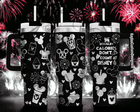 Disney Snacks Laser Engraved Custom Tumbler image 0