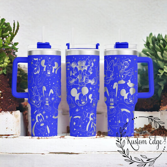 Disney Classic Characters Engraved Custom Tumbler image 0