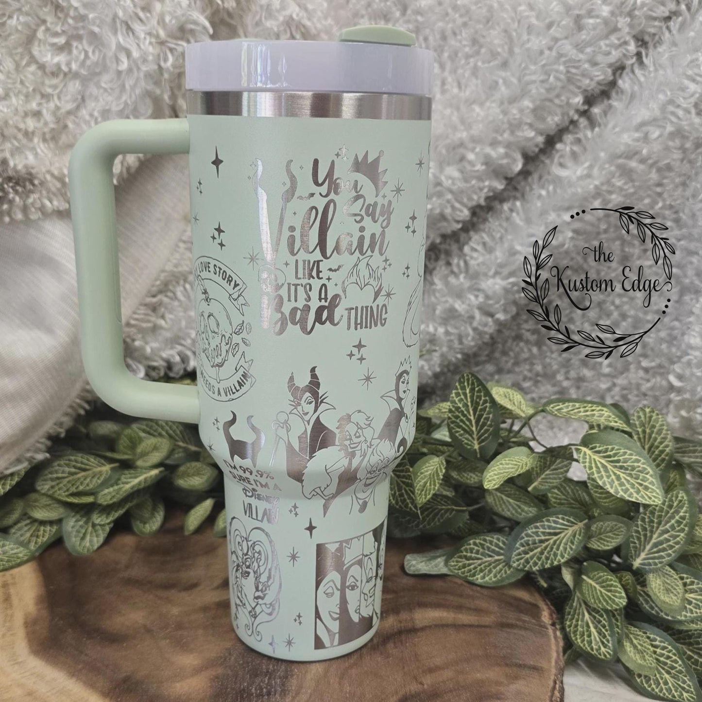 Lady Villains Laser Engraved Tumbler, Evil Queens Cup, 40oz or 30oz Engraved Personalized Mug
