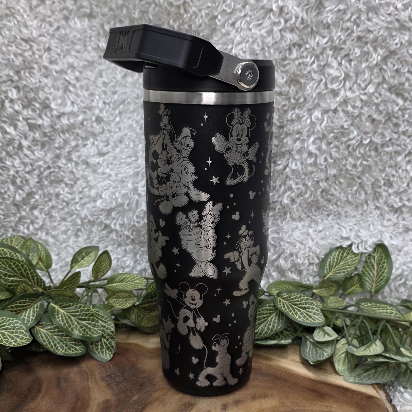 Classic Mouse Characters Laser Engraved Tumbler, 40oz, 30oz Stainless Steel Cup Personalized Custom Cup