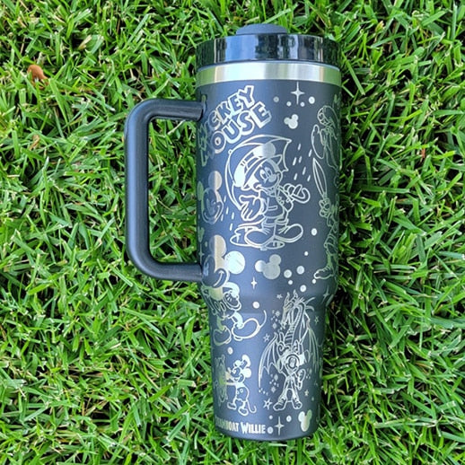Best Day Ever Mickey Mouse Laser Engraved Tumbler image 0